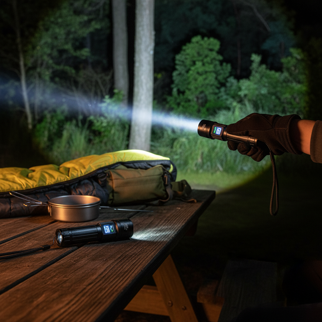 2-Pack Rechargeable LED Flashlights Super Bright – High Lumens, 5 Modes, Zoomable with LCD Display for Camping & Emergency