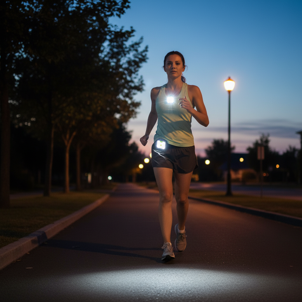 2-Pack LED Running Lights Clip-On – 4 Modes, USB Rechargeable, Ultra-Lightweight for Night Runners & Joggers