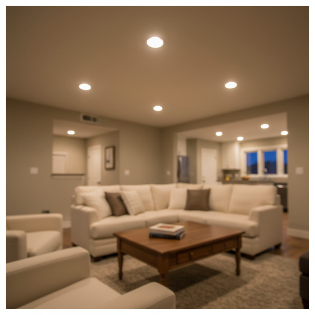 6-Pack BR30 LED Bulbs Dimmable – 8W (65W Equivalent), 680LM, 3000K Bright White for Recessed & Track Lighting