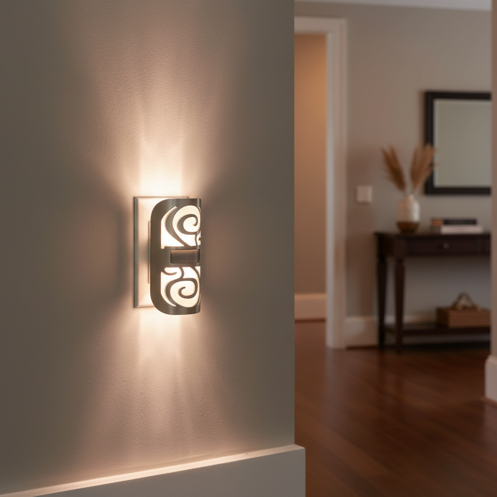 GE LED Motion Sensor Night Light Plug-In – Dusk to Dawn, 25FT Range, UL Certified for Bedroom & Bathroom (Bronze)