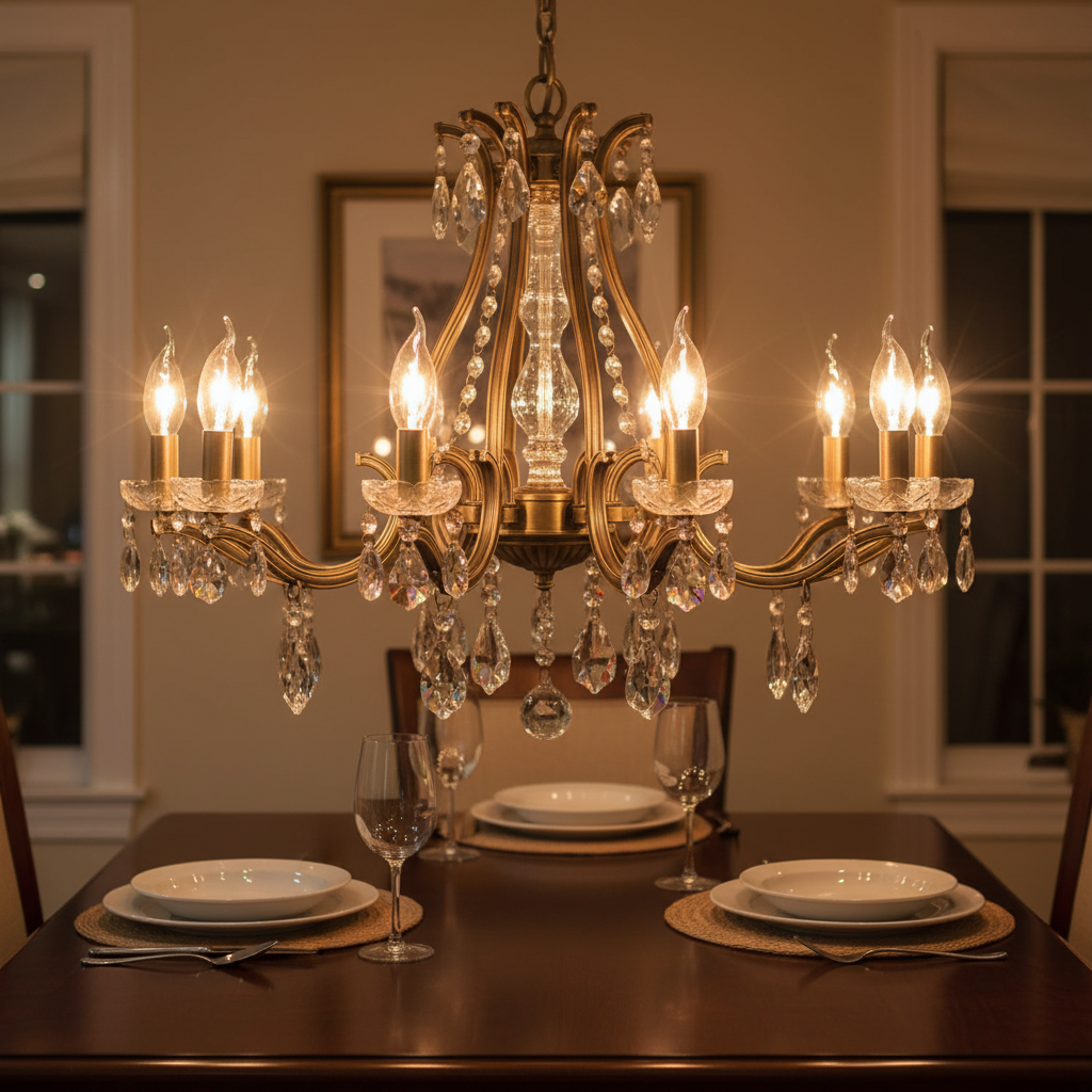 12-Pack E12 Candelabra Bulbs 60W Incandescent – B10 Clear Candle Shape, Dimmable 120V for Chandeliers & Ceiling Fans