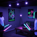 4-Pack PAR20 LED Black Light Bulbs – 10W (100W Equivalent), E26 Base, 385-400nm UV, for Body Paint & Glow Parties