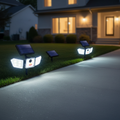 2-Pack Solar Flood Lights Outdoor – 89 LED, 3 Heads Motion Sensor, IP65 Waterproof for Security & Garden