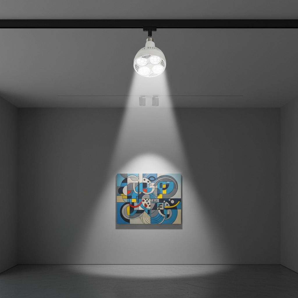 VAKESUN LED PAR30 Spotlight 35W – 2900 Lumens, 10000K Cool White, 45° Beam Angle for Jewelry & Commercial Lighting