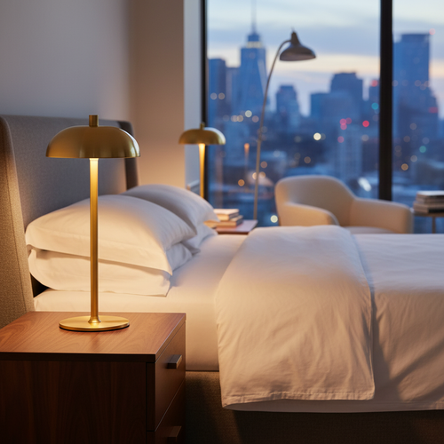 2-Pack 12" Cordless LED Table Lamps – Touch Dimming, 3 Color Modes, Rechargeable Battery Powered for Bedroom & Restaurant (Gold)