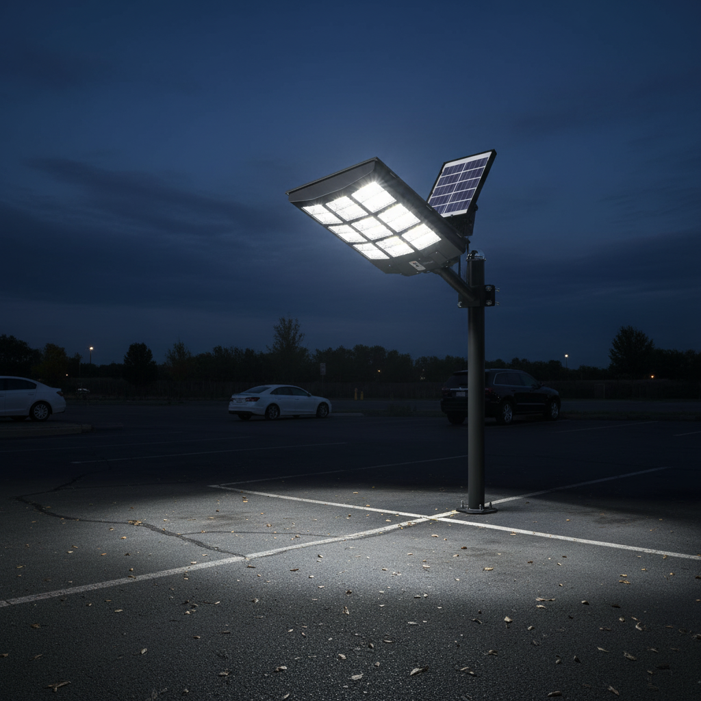 JAYNLT 3600W Solar Street Light Outdoor – 360000LM, 6500K Daylight, Waterproof Motion Sensor for Parking Lots & Commercial Areas