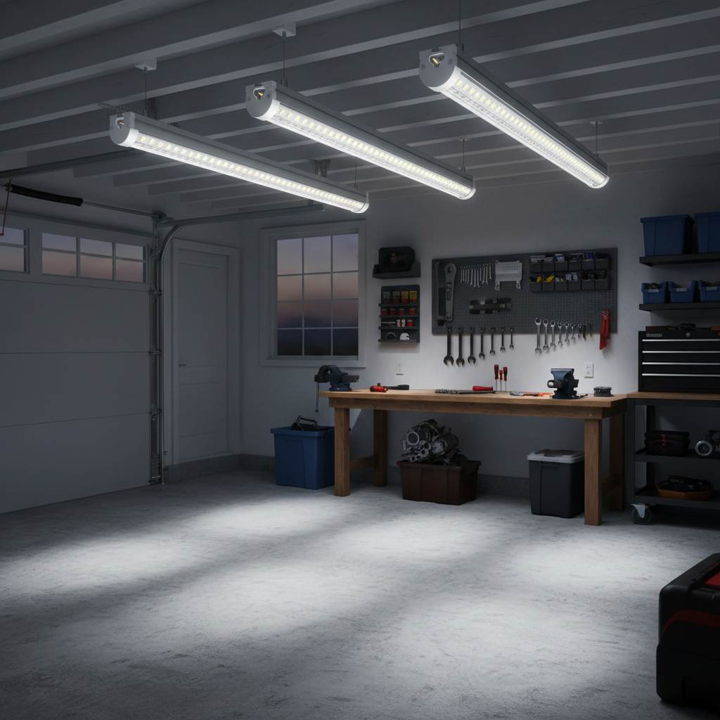 8-Pack 8FT LED Shop Lights U-Shape – 125W, 20000LM, 6500K Daylight White, Linkable for Garage & Workshop