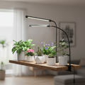 GHodec 80W LED Grow Light Full Spectrum – 84 LEDs, Clip-On, Timer 4/8/12H, 5 Dimmable Levels for Indoor Plants