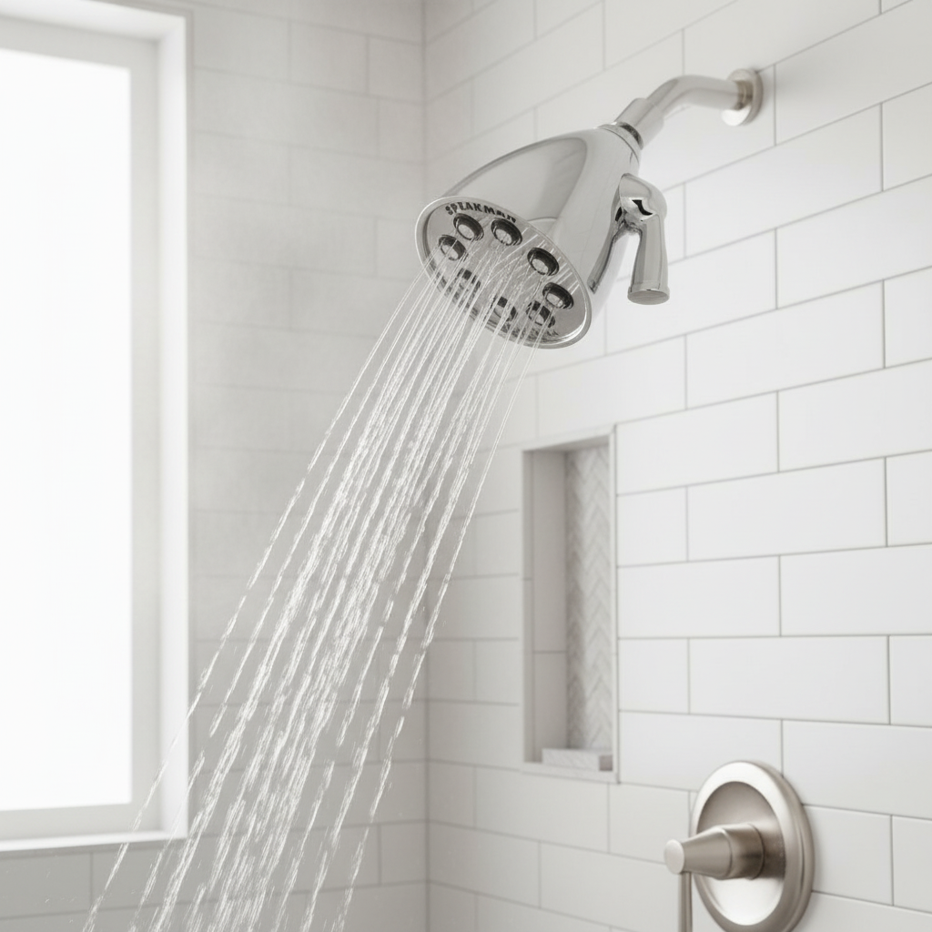 Speakman S-2251 High Pressure Shower Head – Anystream Adjustable, 2.5 GPM, Solid Brass Construction, Polished Chrome for Bathroom Replacement