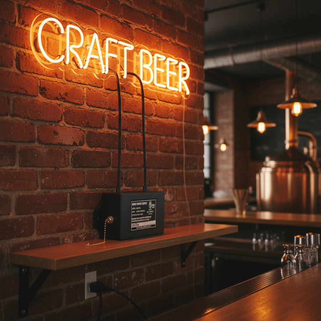 10KV Neon Sign Transformer – 10000V 80mA Output, UL Approved, 120V Input for Glass Neon Beer Signs & Bar Lights