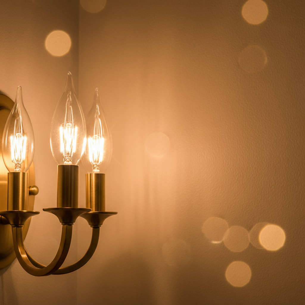 12-Pack E12 Candelabra Bulbs 60W Clear Incandescent – B10 Candle Shape, Dimmable, 120V for Chandeliers & Ceiling Fans