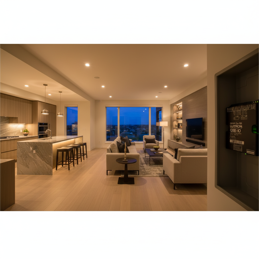 Lutron QSE-IO Grafik Eye Lighting Control Interface Module – Smart System for LED Bulbs & Home Automation